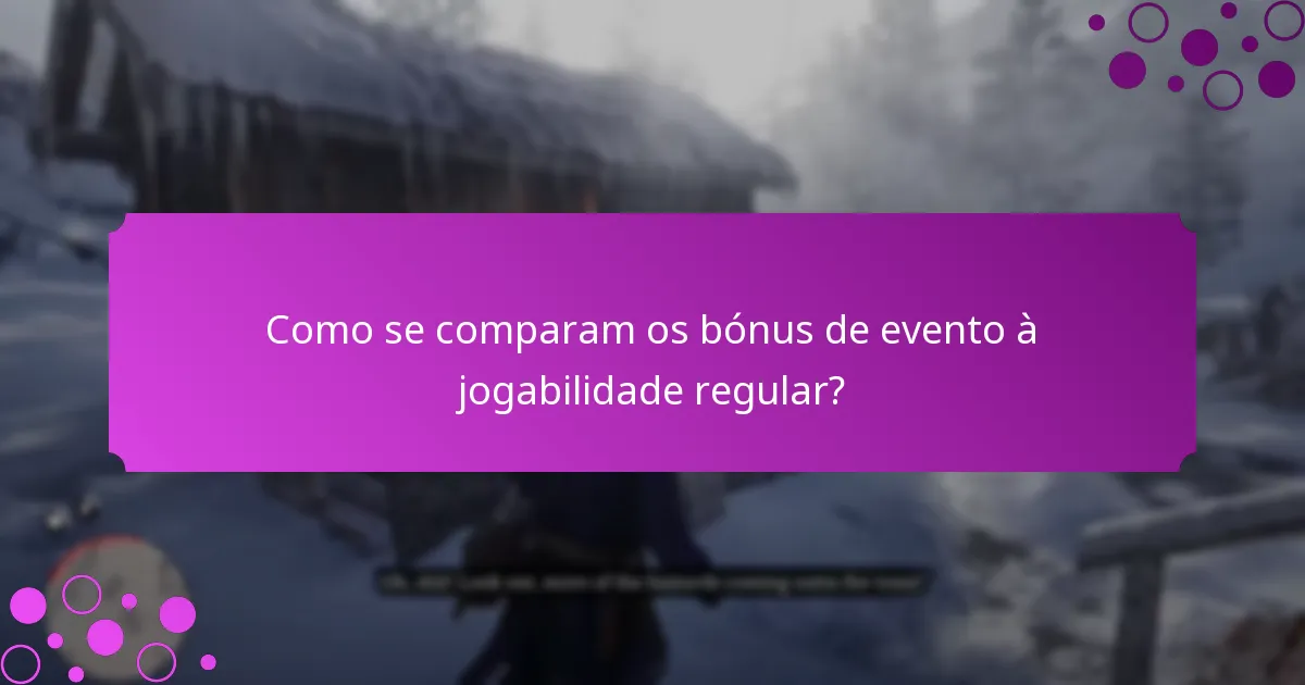 Qual é a duração e disponibilidade dos bónus de evento?