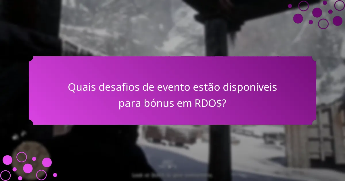 Quais recompensas exclusivas podem os jogadores ganhar através dos bónus em RDO$?